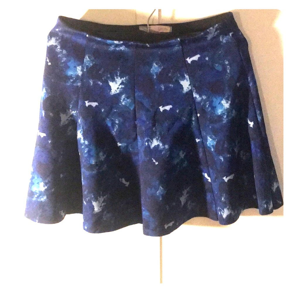 Dark blue skater skirt